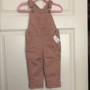 Gap Overalls with Adjustable Straps, pale pink, size 18-24 m, NWT